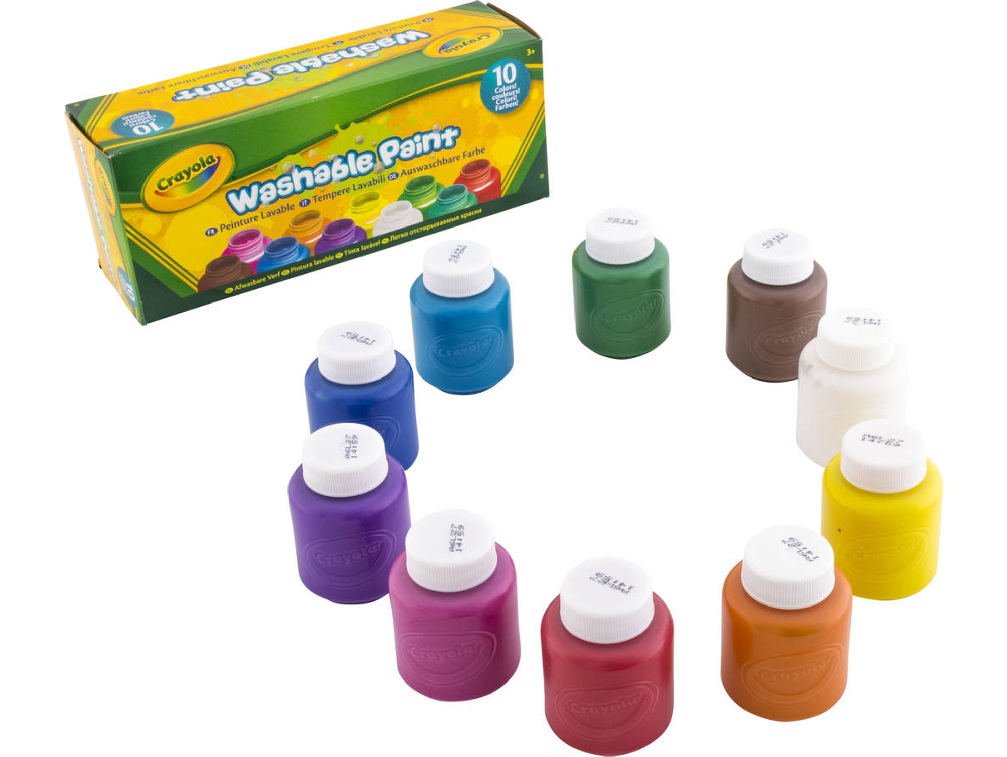 Acuarelas CRAYOLA Frasco Washable 60 ml 10 Colores