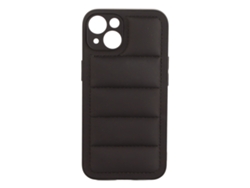 Capa De Telefone Capa Protetora De Couro Artificial Macia Para Iphone 14 Design De Jaqueta De Plumagem Preta