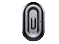 Grabadora de voz portátil OTG con una sola tecla, protección contra apagado, 16 GB de capacidad, Yizhood (negro)