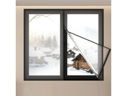 Kits De Aislamiento Reutilizables Para Ventanas, Lámina Aislante Ventanas Contra El Frío Y Calor, Térmica F...