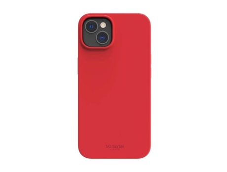 Funda Smoothie Recycle para iPhone 14 Plus SO SEVEN Rojo