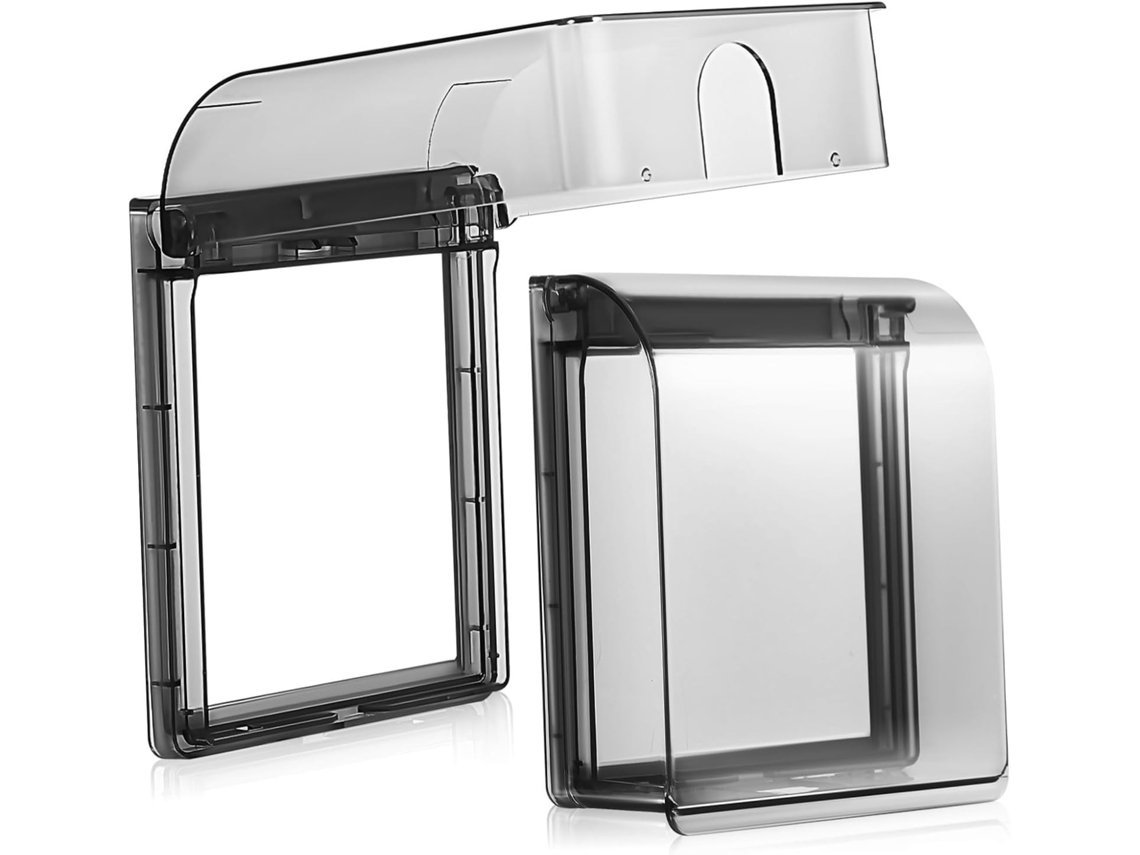 Juego De 2 Fundas Protectoras Impermeables Adhesivas Para Enchufes