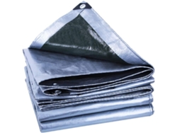 Lona despegable gruesa e impermeable, lámina de lona gris, cubierta