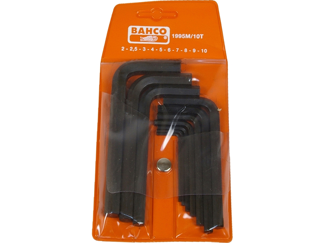 Bahco llave allen niquelada 1998m10t jgo  2-10 (709-10p)
