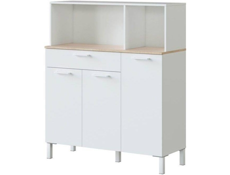 Armário HABITDESIGN Blanco Artik – Canadian (Melamina, PVC - 108 x 126 x 40 cm)