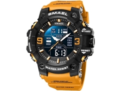 Reloj Digital De Cara Grande Reloj De Pulso Doble Rojo Yuysan