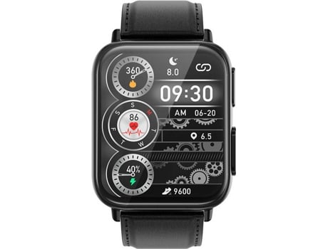 Smartwatch CHRONUS Pantalla de 1 91'' IP68 Impermeable Negro