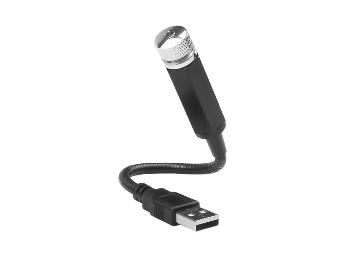 Luz Techo Coche Led Proyección Estrellas Roja Ajustable Múltiples Modos Usb Plug Play Para Coche Fiesta Casa