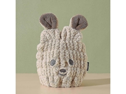 Toalla de microfibra para el cabello para niños, divertida y divertida, gorro de secado rápido Rosewell (oso caqui)