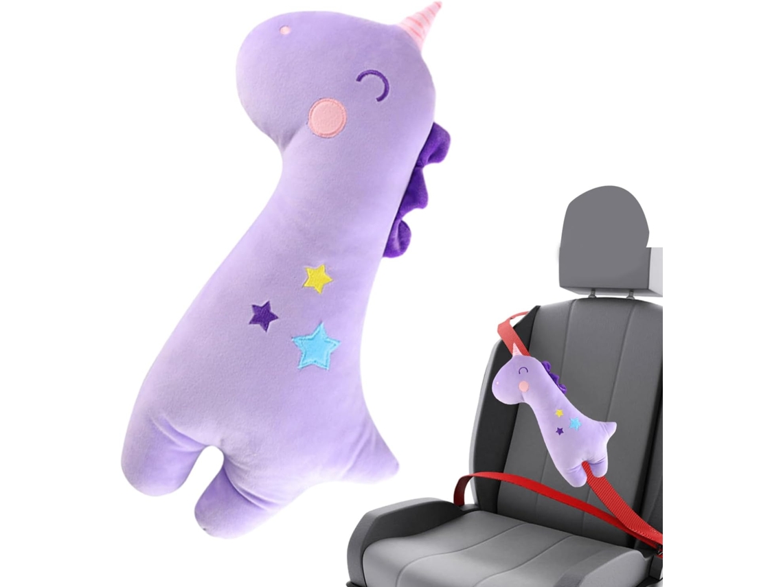 Protector De Cinturón De Seguridad Eifson Almohadas De Peluche Para Coche (unicornio)