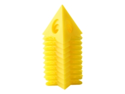 10 Mini Soportes Piramidales De Abs Para Pintura En Forma De Cono Para Puertas De Madera Y Gabinetes.