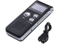 Reproductor Mp3 Con Grabadora De Voz De 8 Gb Y Reducción De Ruido, Ideal Para Reuniones Y Otras Ocasiones.