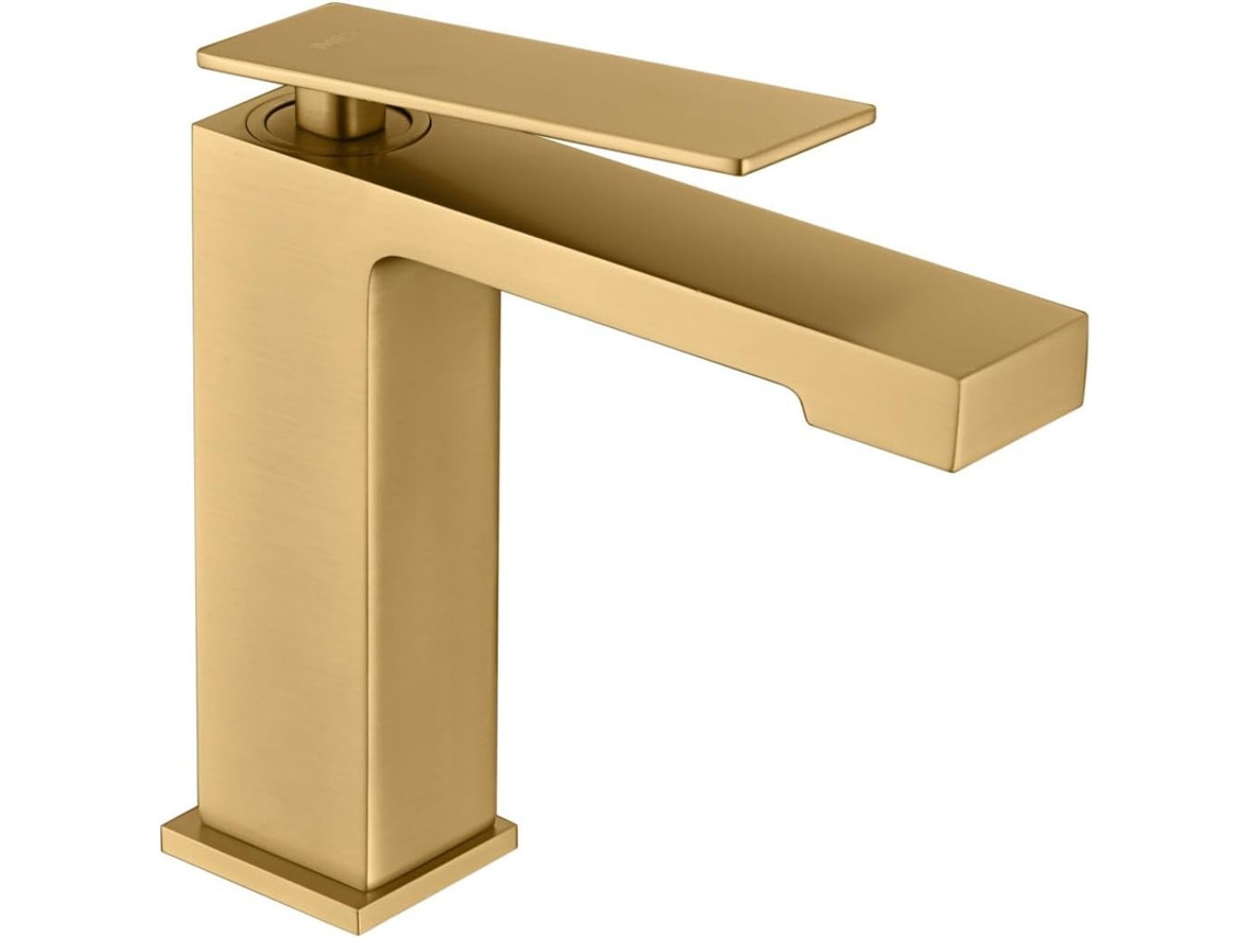 Grifo monomando MIce de lavabo de laton - Color Oro Cepillado MICE COLLECTION