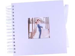 Álbum Fotos Cinta 8 Familiar Coleccionista Imágenes Papel Blanco Lazo