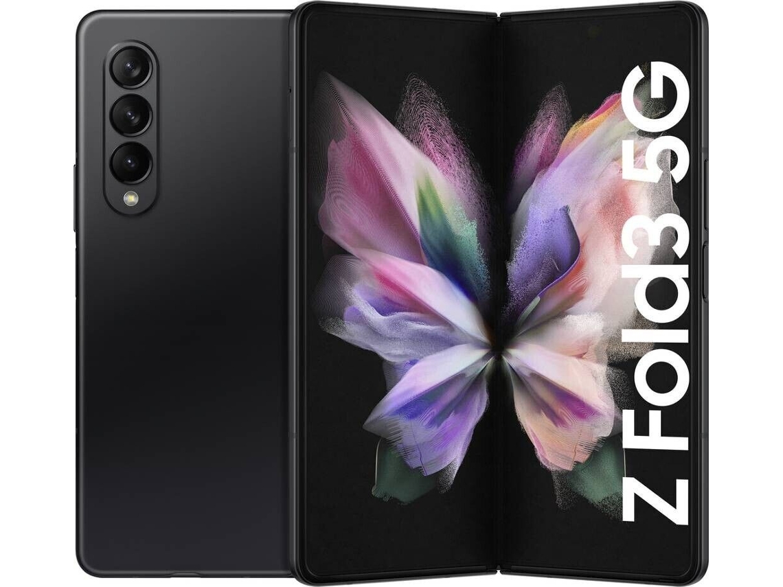 Smartphone SAMSUNG Galaxy Z Fold3 5G (Reacondicionado Señales de Uso - 256 GB - Negro)