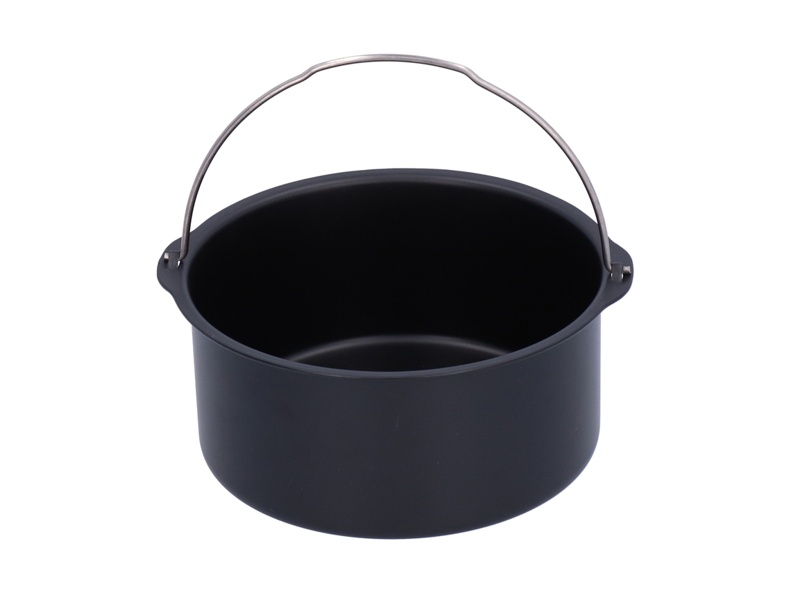 Accesorios Para Freidora De Aire: Molde Para Pasteles Y Bandeja Para Pizza De Acero Al Carbono Antiadherente De 7 Pulgadas.