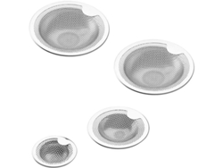Juego De 4 Coladores De Acero Inoxidable Antiatascos Para Fregadero De Cocina