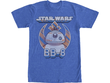 Camiseta Unisexo DEEPSTONE Resistance Droid BB-8 Star Wars brezo real (XXL)
