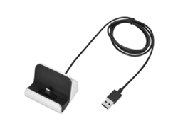 Base de carga EOOCOO con soporte para teléfono y tableta.