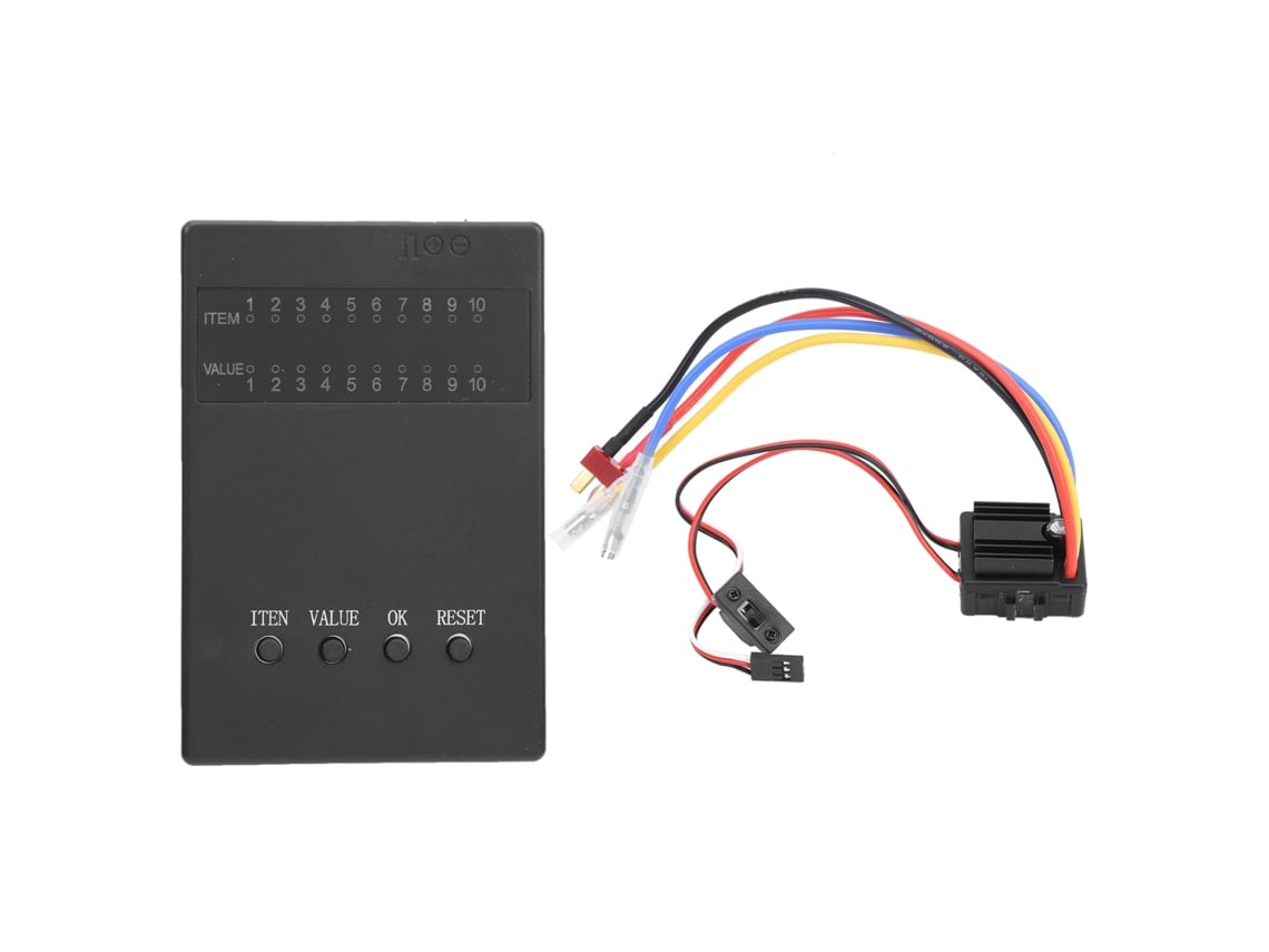 2026-tarjeta De Programación Esc De 80a Brushless Impermeable Para Coches Rc 1/10 1/8 Modelo De Pieza Accesoria