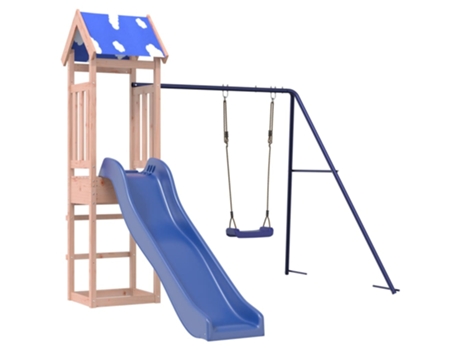 Parque Infantil De Exterior VIDAXL Marrón Madera