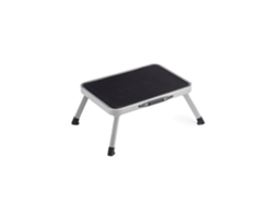 Escalón Plegable Acero 1 Peldaño Antideslizante 150 Kg Solo 4 Cm Plegado - Gris