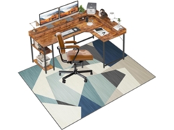 Alfombrilla Antideslizante Silla Gaming, Suelo Oficina, Duros, Protector Juegos, Suelos Hogar,, 80 X 120 Cm