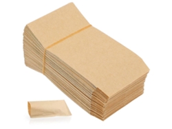 100 Unidades De Bolsas De Papel Kraft Vintage Para Maíz, Trigo, Arroz, Embalaje, Bolsa De Almacenamiento, Bolsa De Polen Para Granja De Maíz Webake