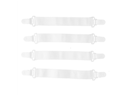 4 clavos de fijación para láminas con correas elásticas ajustables