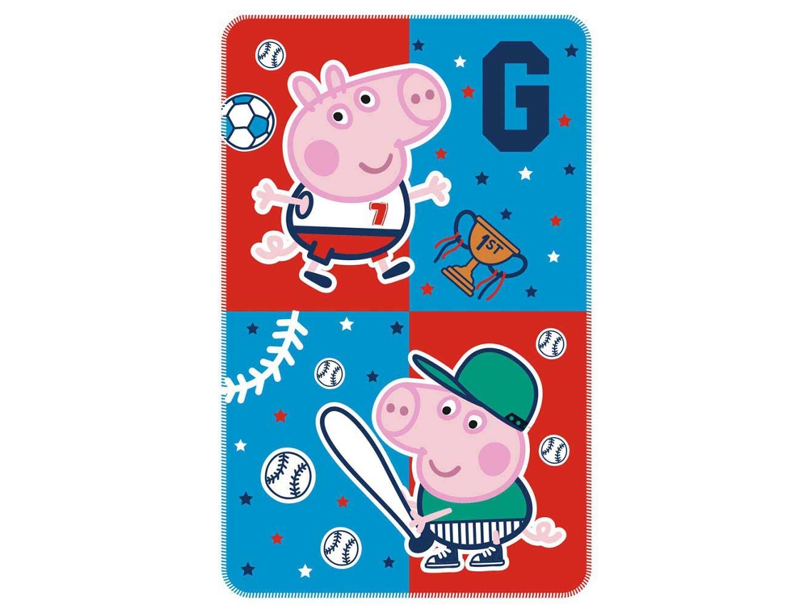 Cobertor 150X95 Cm 200G George Pig Coloridopeppa Pig