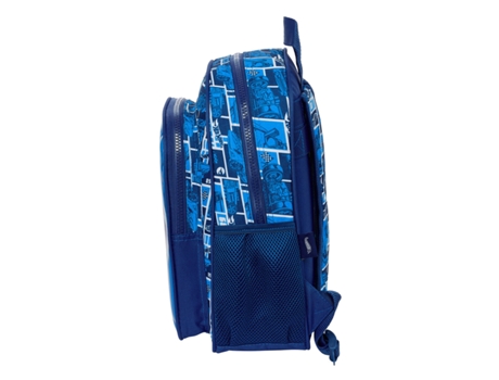 Mochila Escolar SAFTA Sonny (Azul marino - Poliéster 300D)