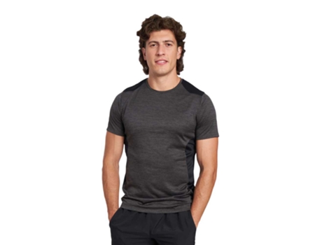 Camiseta de Hombre para Fitness UMBRO Marl Poly Gris (M)