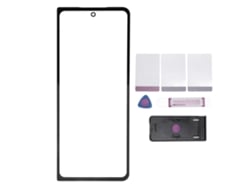 Kit De Substituição De Vidro Da Lente Frontal Externa Com Ferramentas Para Galaxy Z Fold 4 F936