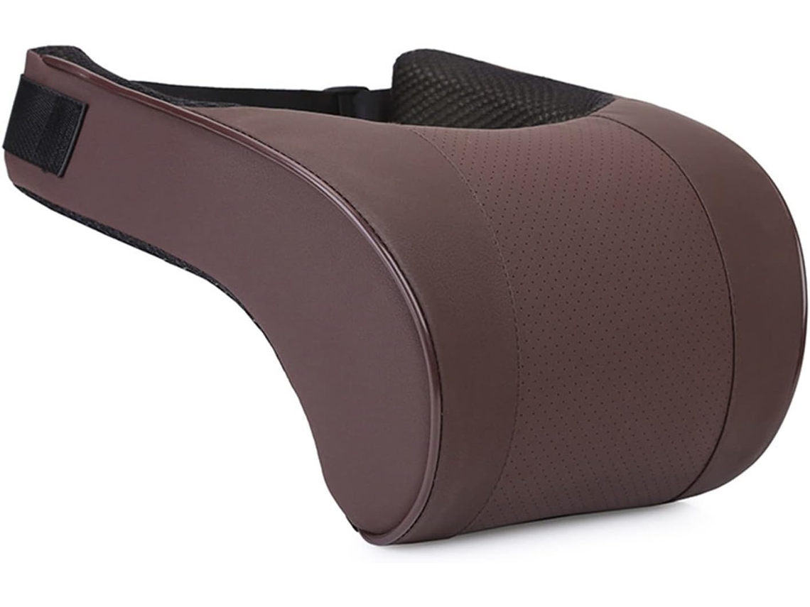 Cojín Reposacabezas De Coche De Piel Sintética, Soporte Cervical Acolchado Suave, Cojín Cervical Transpirable