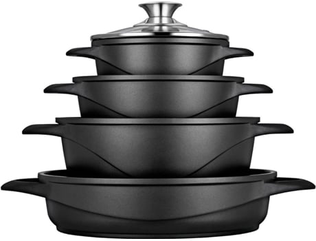 Batería de Cocina Inducción SMILE MGK17 (8 Piezas - Aluminio Fundido)