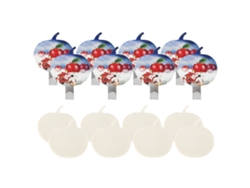 8 Ganchos Autoadhesivos Con Forma De Manzana (no Requieren Perforación) Para Pared, Cocina Y Baño.
