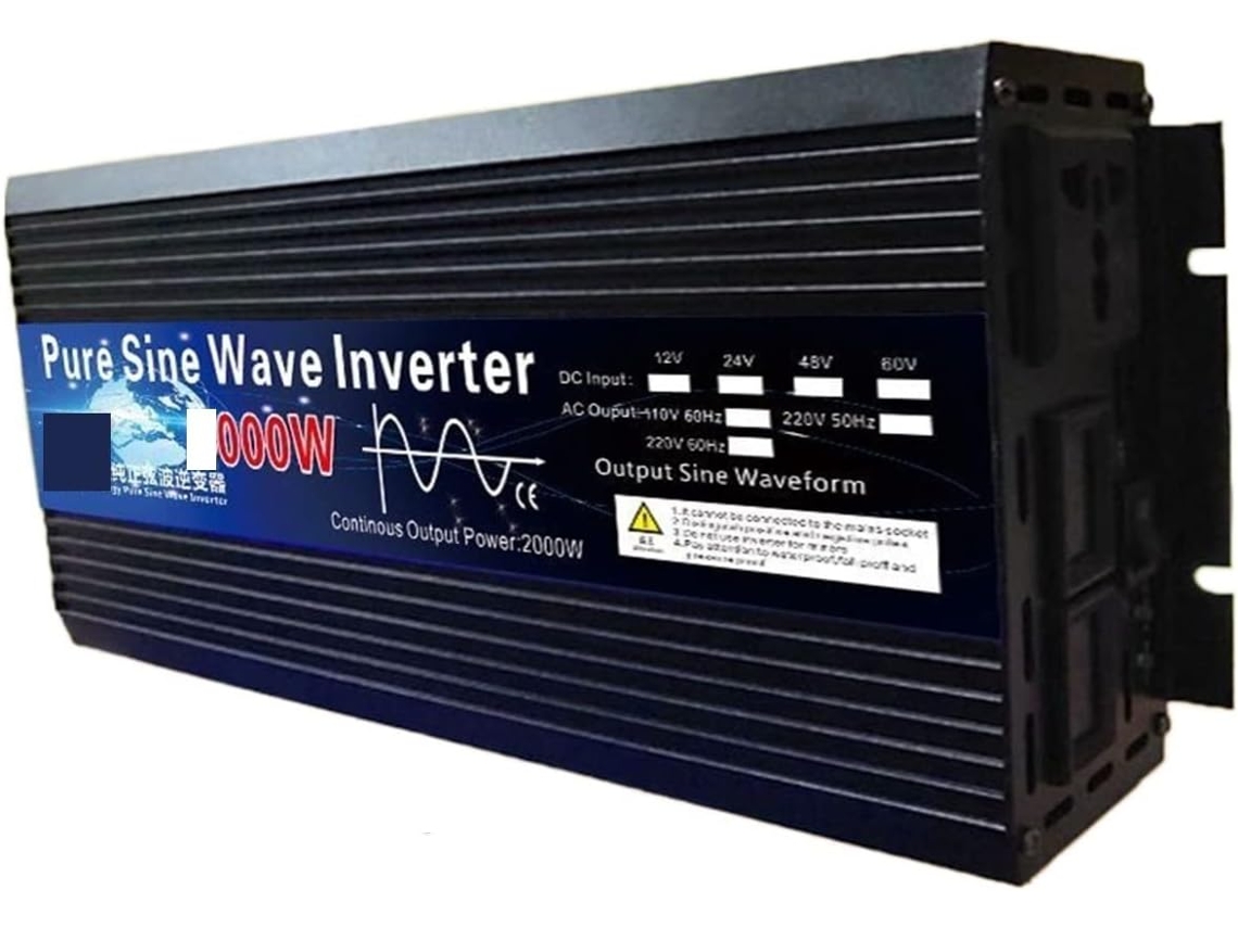 Inversor Convertidor De Onda Sinusoidal Pura Para Coche, 12v, 24v, 48v
