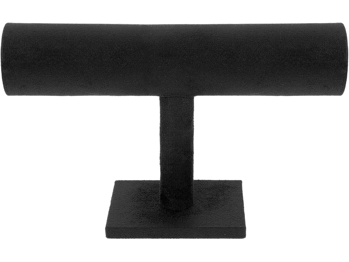 Soporte Madera Oscura Relojes Pulseras Superficie Resistente Función Almacenamiento Joyas Escritorio Tocador