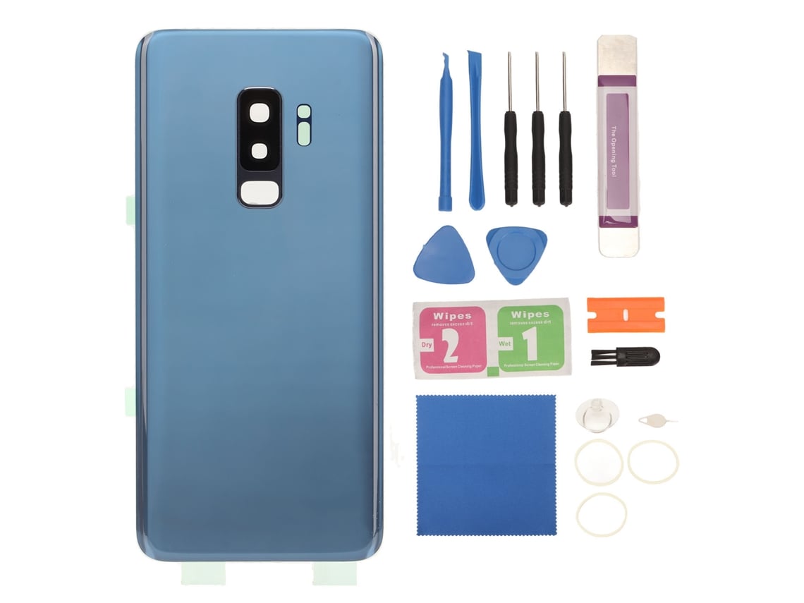 Cristal De Tapa Trasera De Batería Con Lente De Cámara Para Samsung Galaxy S9+plus G965