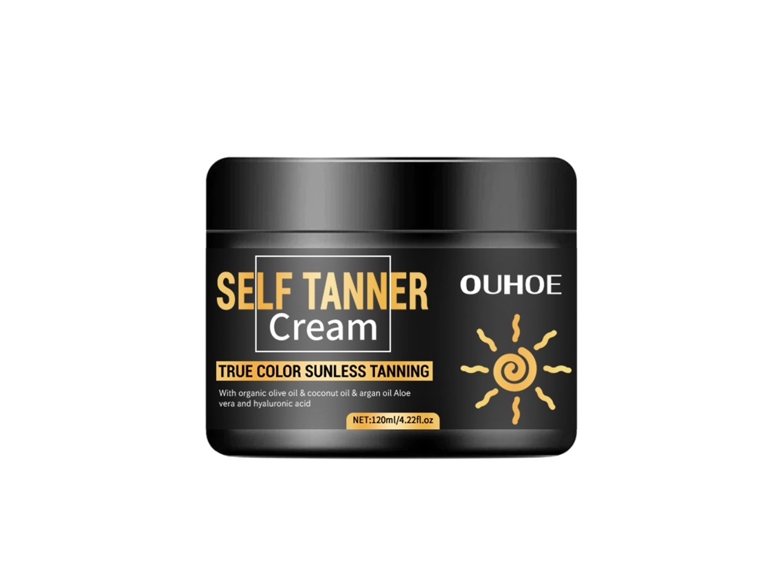 Crema autobronceadora para resultados rápidos e intensos.