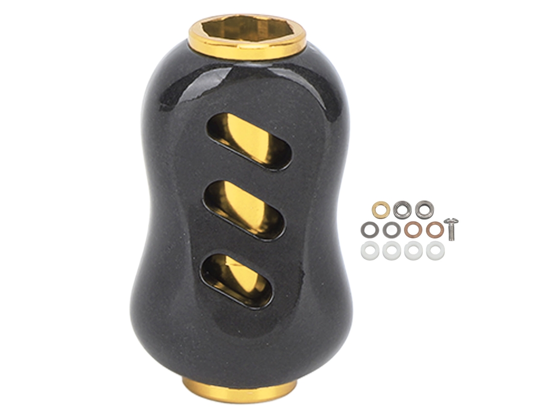 Danu26-perilla De Potencia Para Carrete De Pesca Mango De Carbono Grips Repuesto Negro Oro
