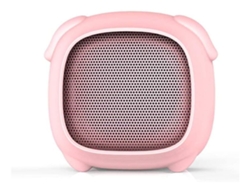 Altavoz Bluetooth inalámbrico portátil Lalamoli Pink Pig para niños