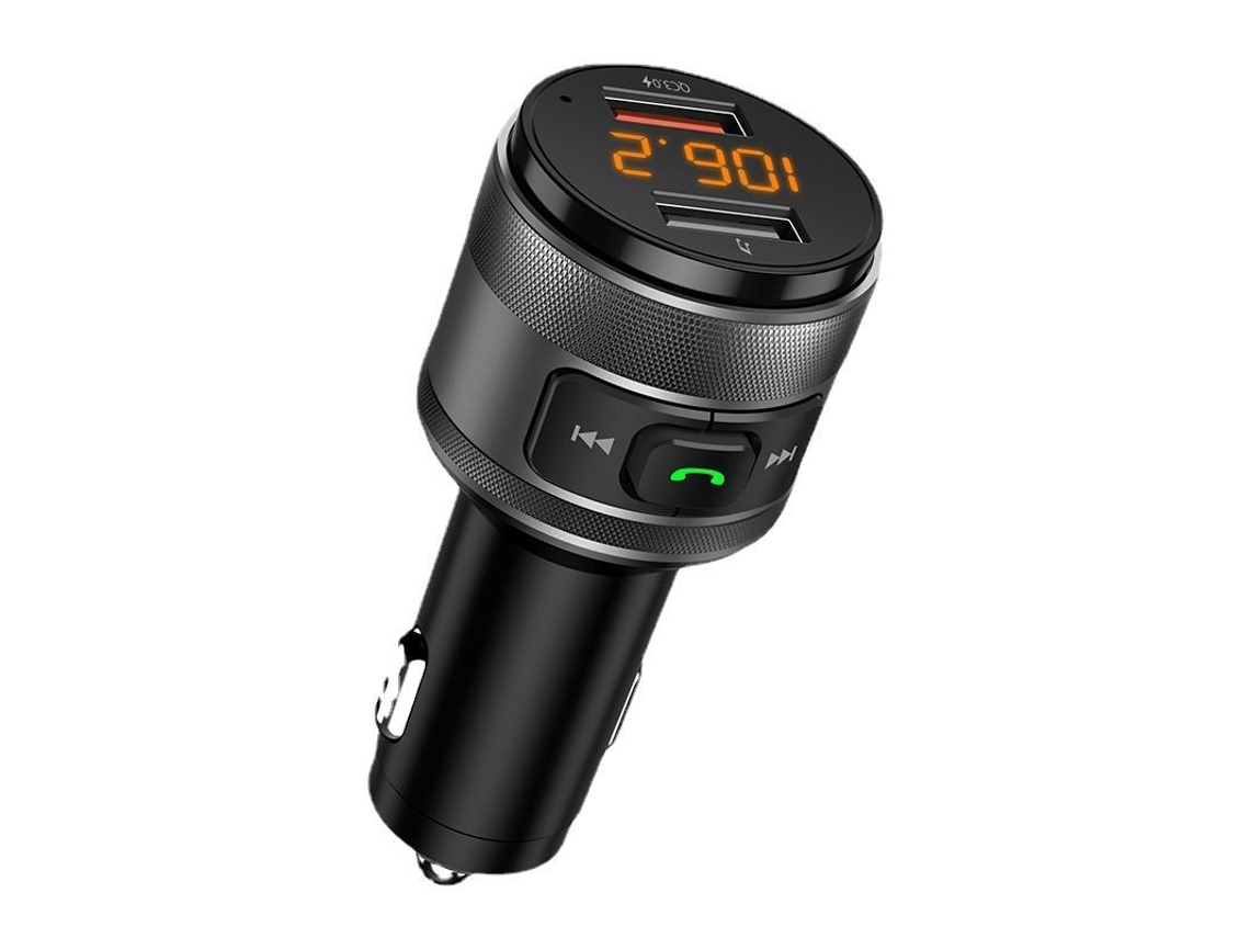 2026-transmisor Fm Bluetooth Para Coche Xgn Versión Actualizada Con Carga Rápida 3.0 Y Doble Usb