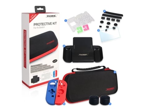 Funda para Nintendo Switch INF Ipg-s1749 kit Negro