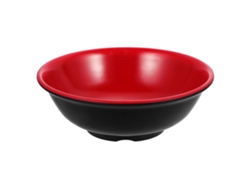 Pieza Cuenco De Melamina Para Ramen, Cuenco Para Ensalada, Cuenco De Arroz, Utensilios De Cocina Webake (negro, Rojo)