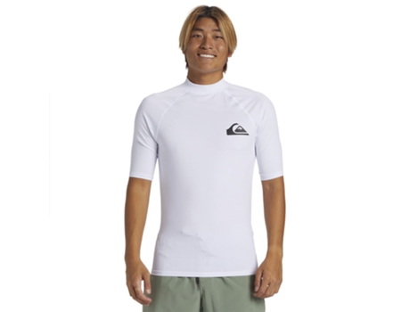 Camiseta de Manga Curta Uv Upf50 Branco Xsquiksilver