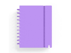 Cuaderno INGENIOX A4 Rayado 80Hj 100G Foam C/Goma Elástica Violeta 66024013