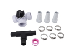 Válvula De 3 Vías Divertida Con Rosca Hembra G1 1/2 De Pvc Para Piscinas Y Spas, Compatible Con Zodiac Jandy G1 1/2