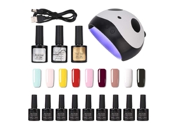 Kit De Esmalte De Uñas En Gel Con Secador Led 36w, Base, Top Coat Y Remover Para Manicura