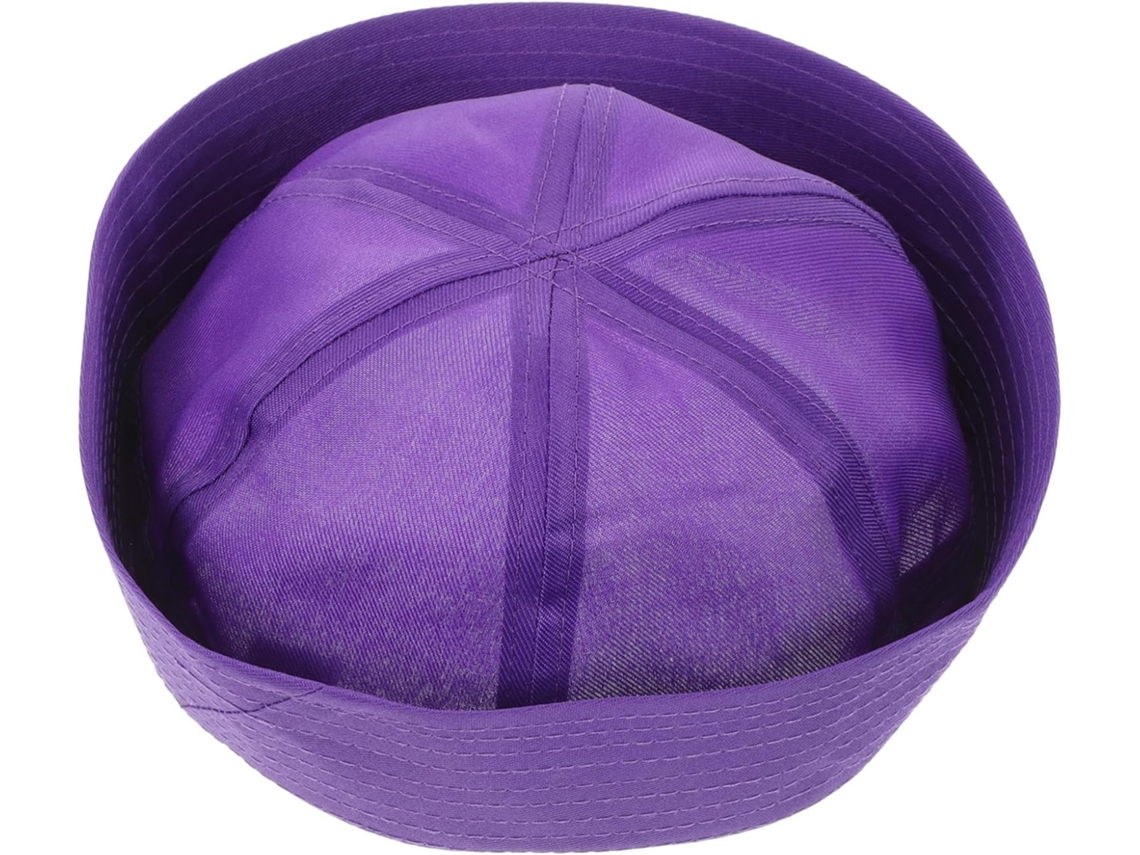 Gorro De Cosplay Para Mujer, Gorro Marinero Decorado, Poliéster Negro